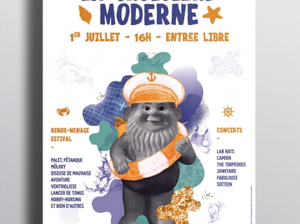 Affiche La croisière moderne