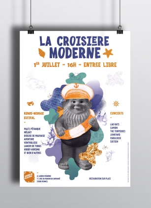 Affiche La croisière moderne